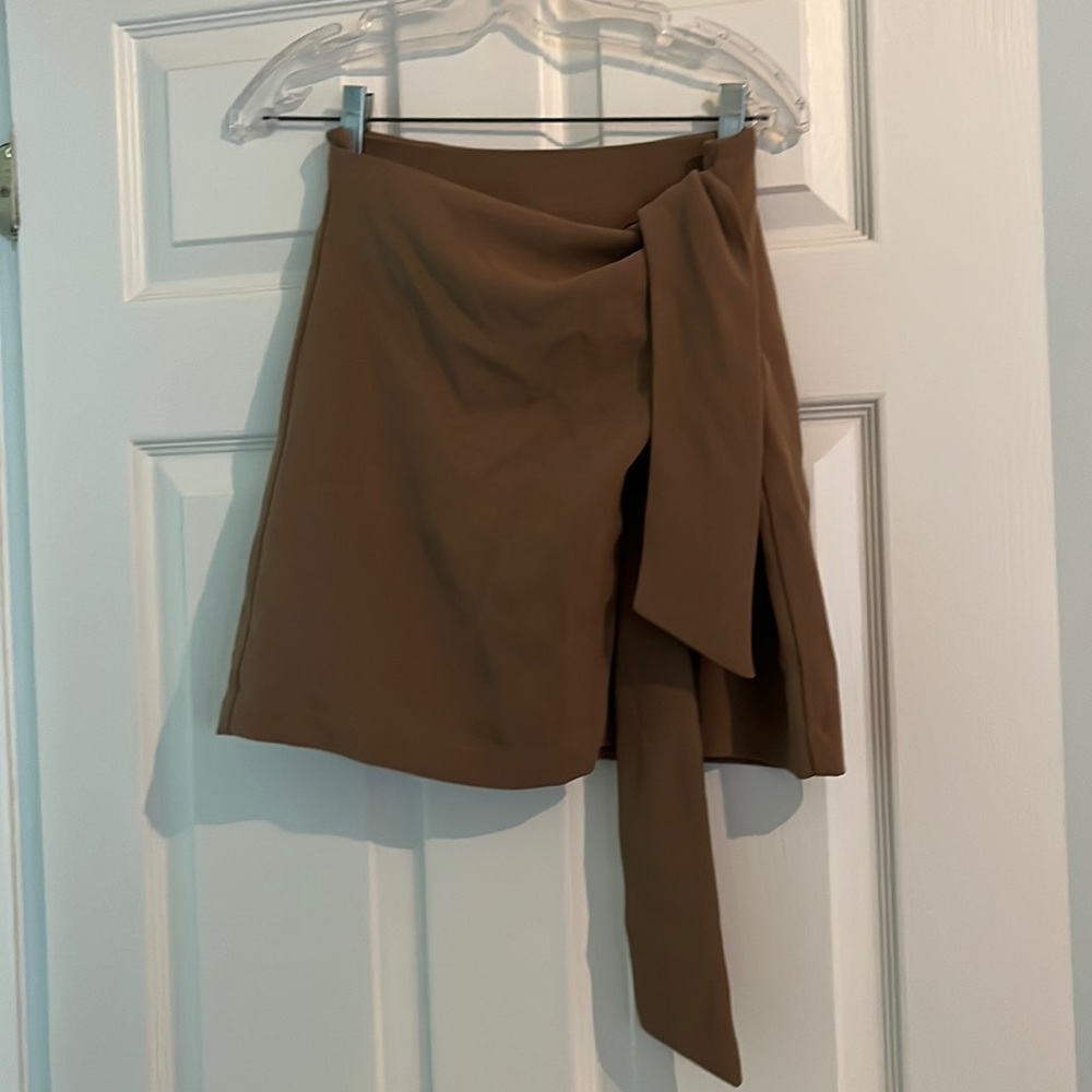 Wilfred Tie Side Mini Skirt